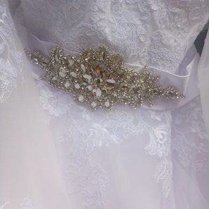 White wedding dress